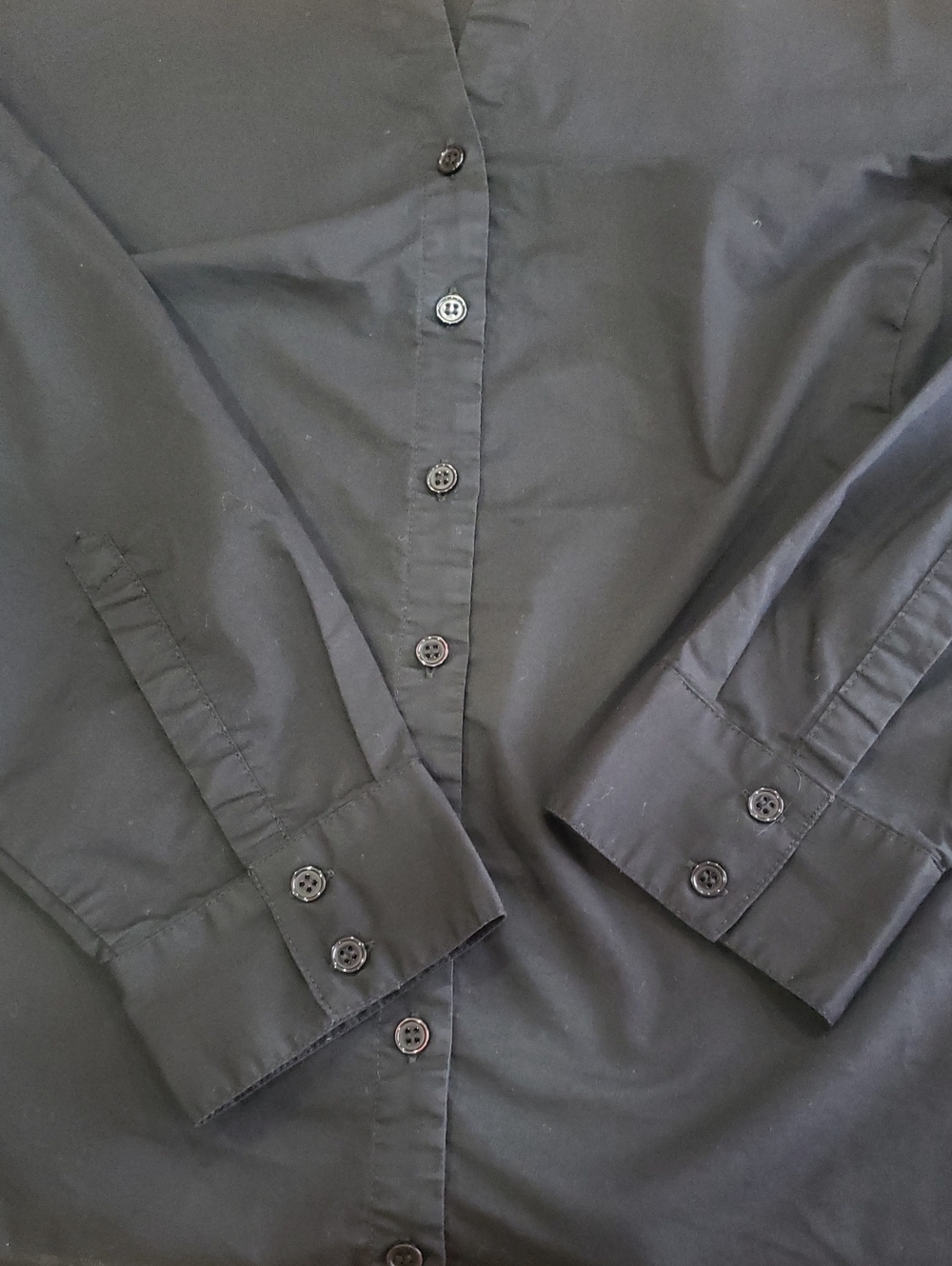 George Women's Black Button-Down Shirt, 4X Size 26-28 - Picture 10 of 12